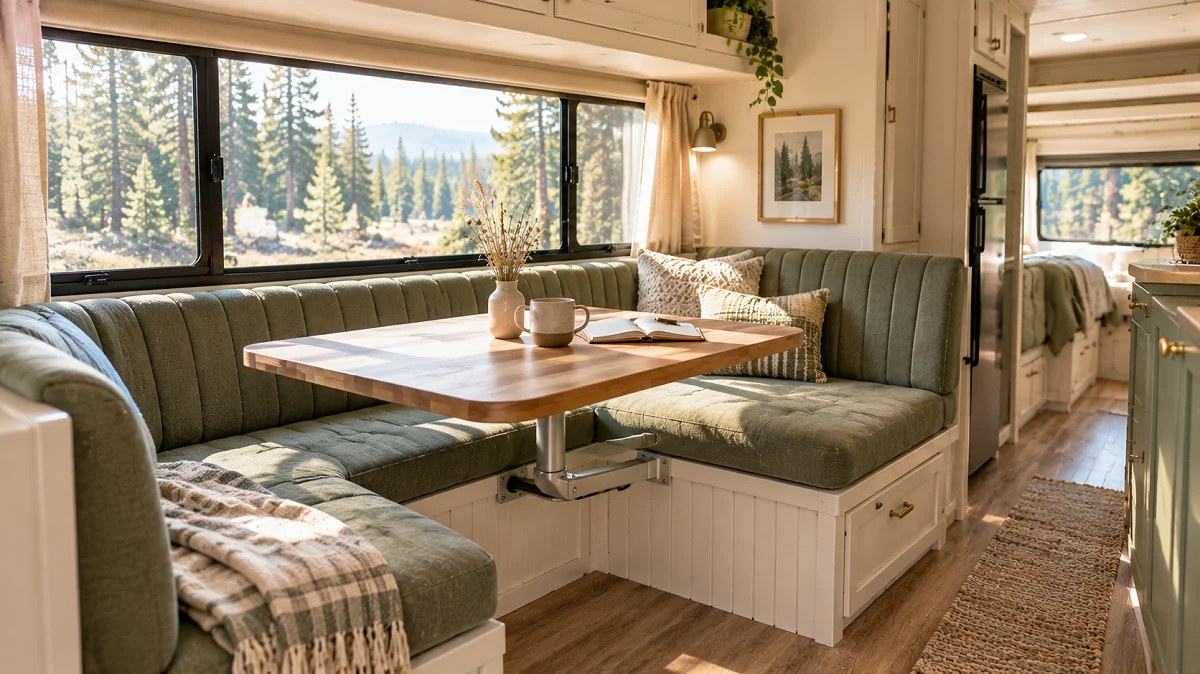 17 Fresh RV Dinette Remodel Ideas That Maximize Space and Comfort