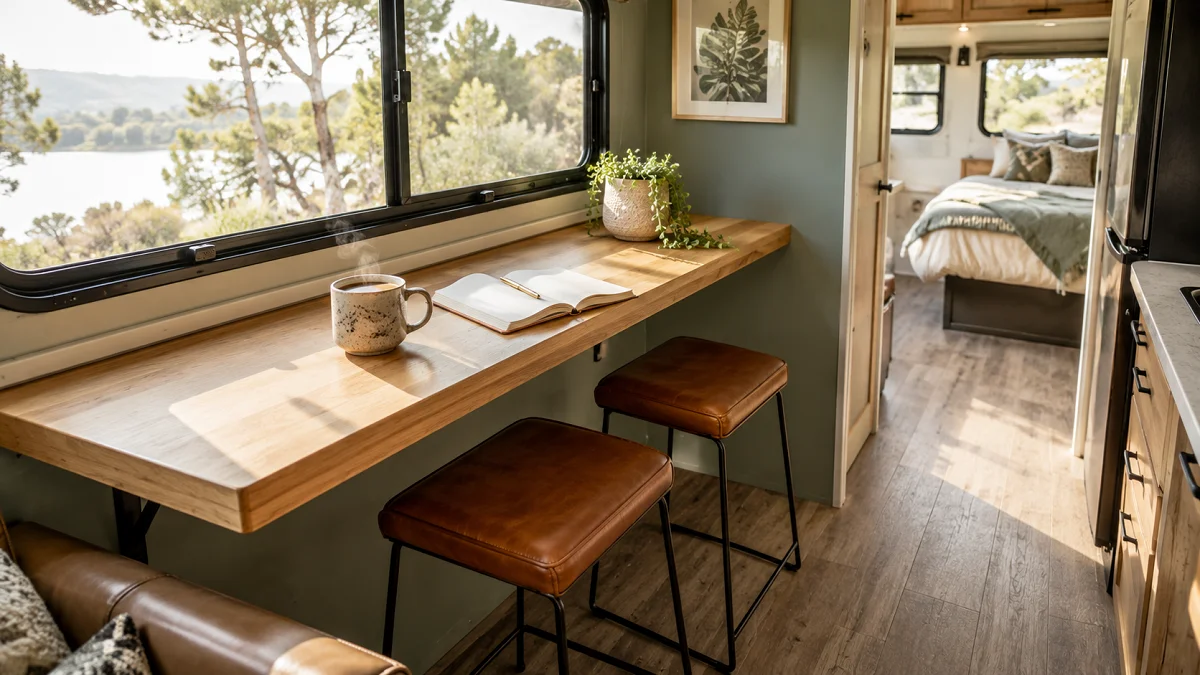 18 RV Dinette Replacement Ideas to Create More Space