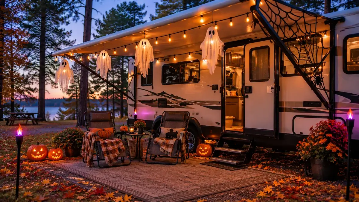 12 Creative RV Halloween Awning Decor Ideas for Instant Curb Appeal