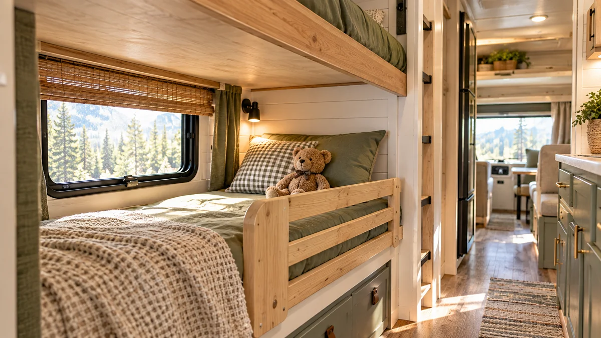 20 Clever RV Toddler Bed Ideas for Safe, Cozy Camper Sleep